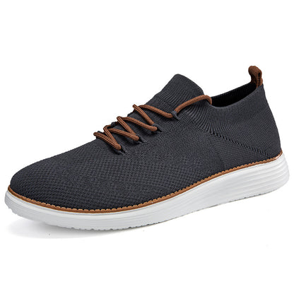 Lightweight Lace-up Casual Mens Shoes Breathable Footwear