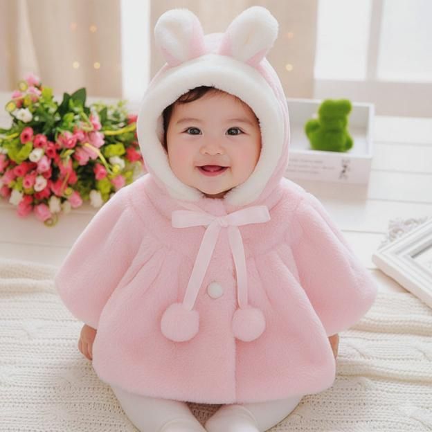 Baby Girls Thicker Coat