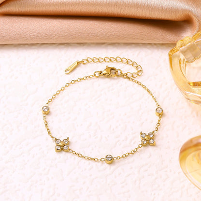 Simple And Versatile Retro Niche Floral Hand Jewelry