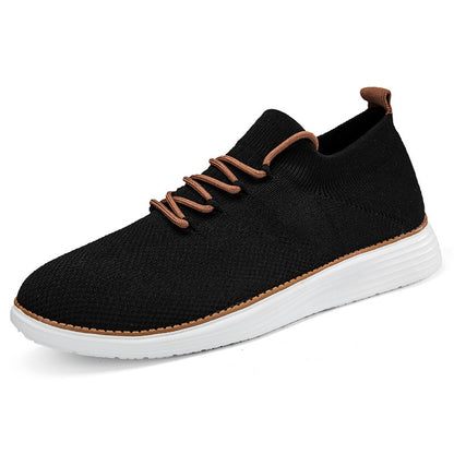 Lightweight Lace-up Casual Mens Shoes Breathable Footwear